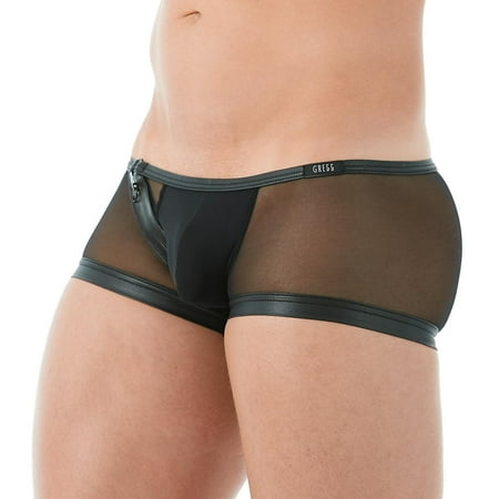 Gregg Homme Break-In Sheer Mesh Zipper Front Trunk 142015
